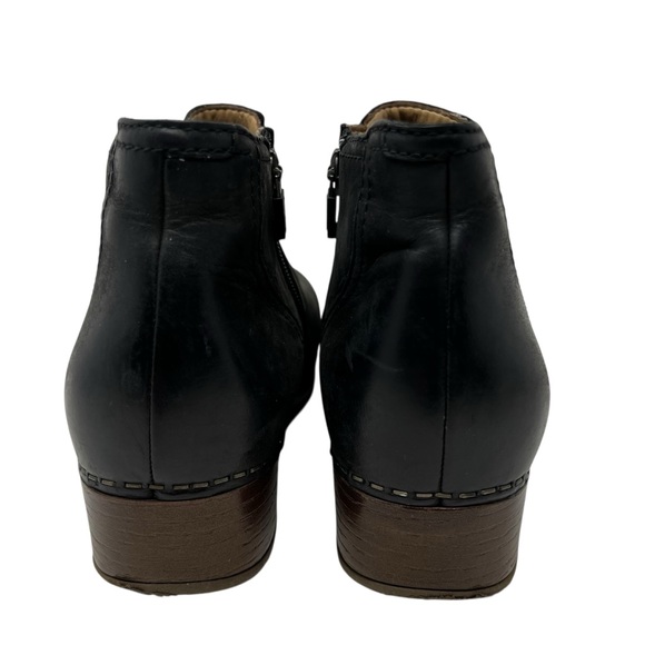 Dansko Black Leather Ankle Booties - Picture 6 of 9